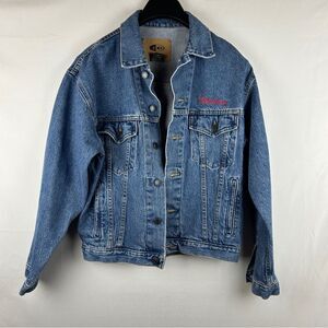 Vintage ID wear denim jacket pure energy dance studio size small unisex